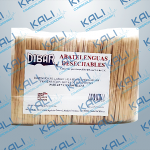 ABATELENGUAS CAJA C/20 PAQ DE 25 PZAS 500 PZAS (ABATELENGUAS)