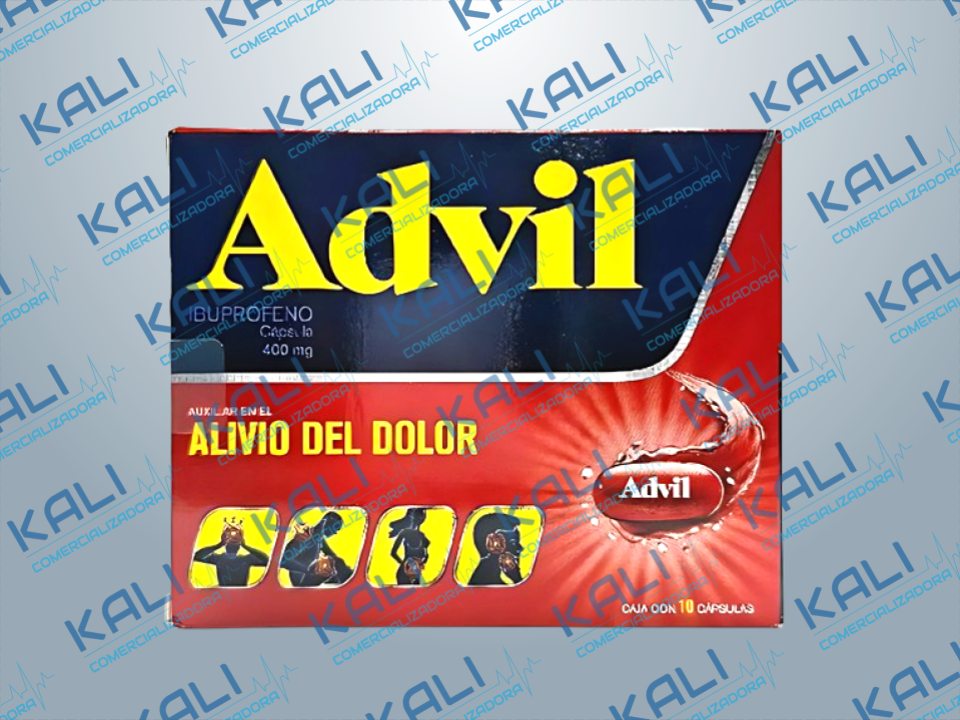 ADVIL 400MG C/10 CAP (IBUPROFENO 400.00 MG)