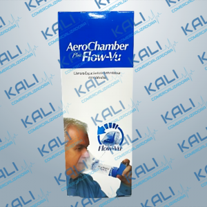 AEROCHAMBER PLUS FLOW ADULTO AZUL C/CAMARA ESPACIADORA