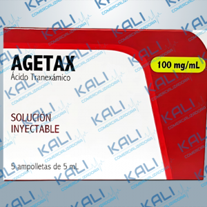 AGETAX SOL INY C/5 AMP DE 5ML (ACIDO TRANEXAMICO)