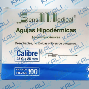 AGUJAS HIPODERMICAS 23X25 MM C/100 (AGUJA 100.00 PZA)