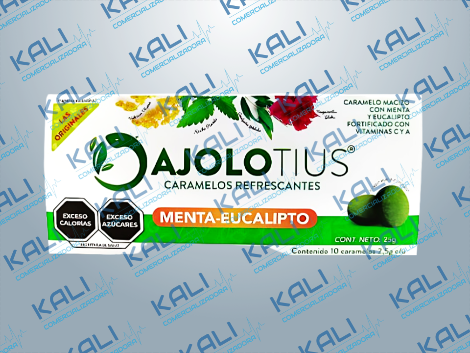 AJOLOTIUS PASTILLAS MENTA- EUCALIPTO C/10
