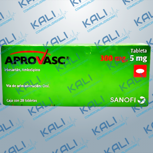 APROVASC 300MG/5MG C/28 TAB (IRBESARTAN,BESILATO DE AMLODIPINO)