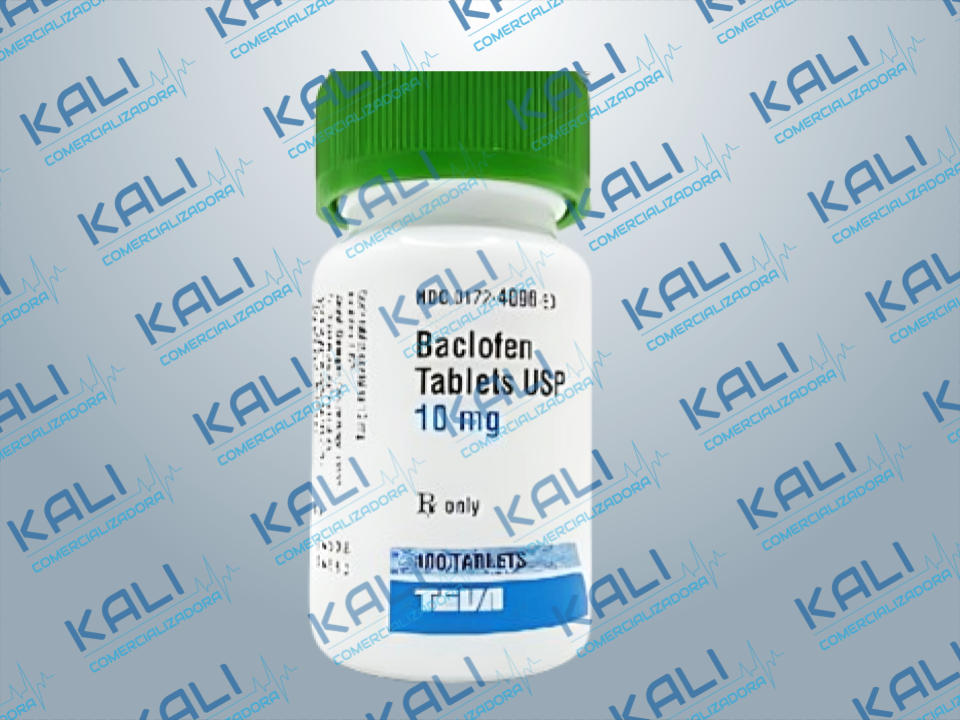 BACLOFENO 10MG C/100 TABLETAS