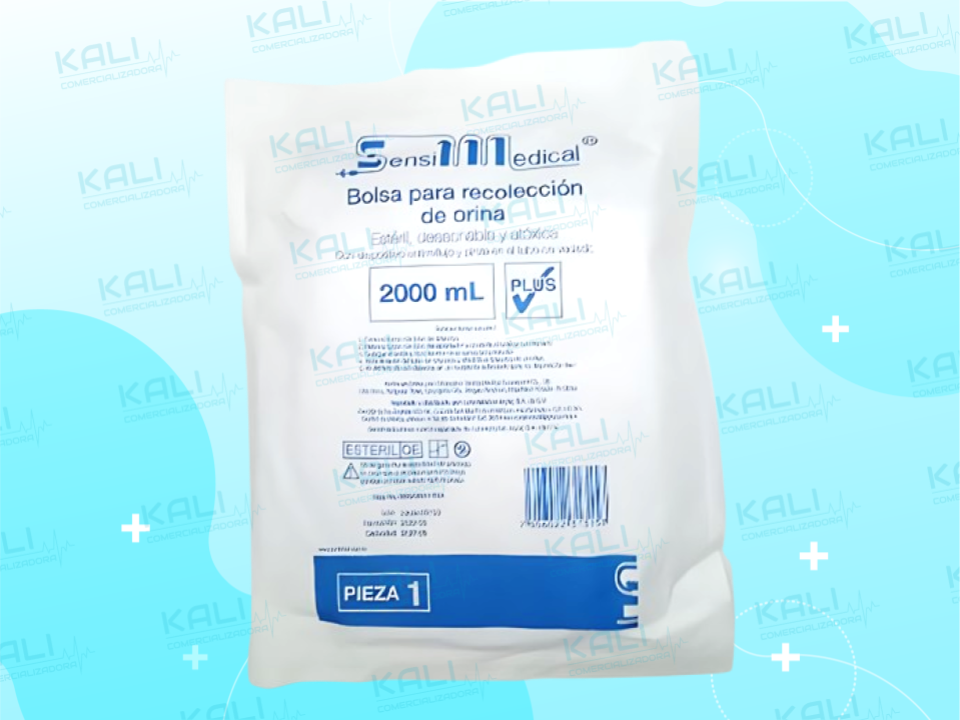 BOLSA RECOLECTORA DE ORINA 1 PZA 2000 ML SENSIMEDICAL