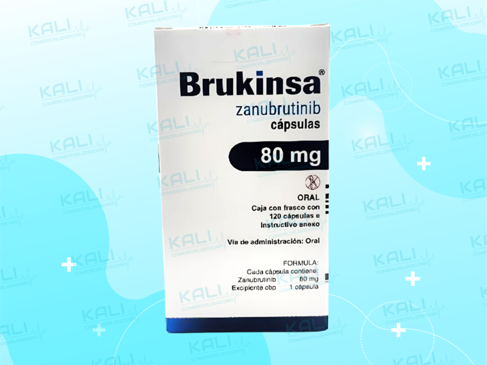 BRUKINSA (ZANUBRUTINIB) 80MG CAJA C/ FCO C/120 CAPS