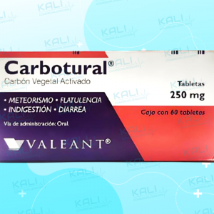 CARBOTURAL 250MG C/60 TAB (CARBON VEGETAL ACTIVADO)