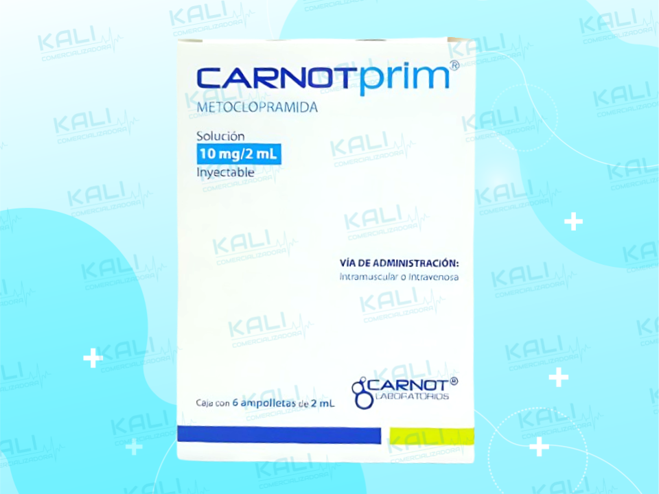 CARNOTPRIM 10MG/2ML SOL INY C/6 AMP (METOCLOPRAMIDA