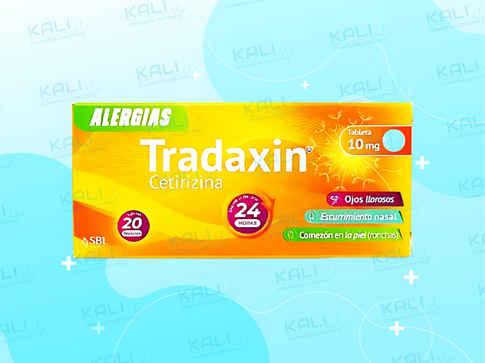 CETIRIZINA 10MG C/20 TABS (TRADAXIN)