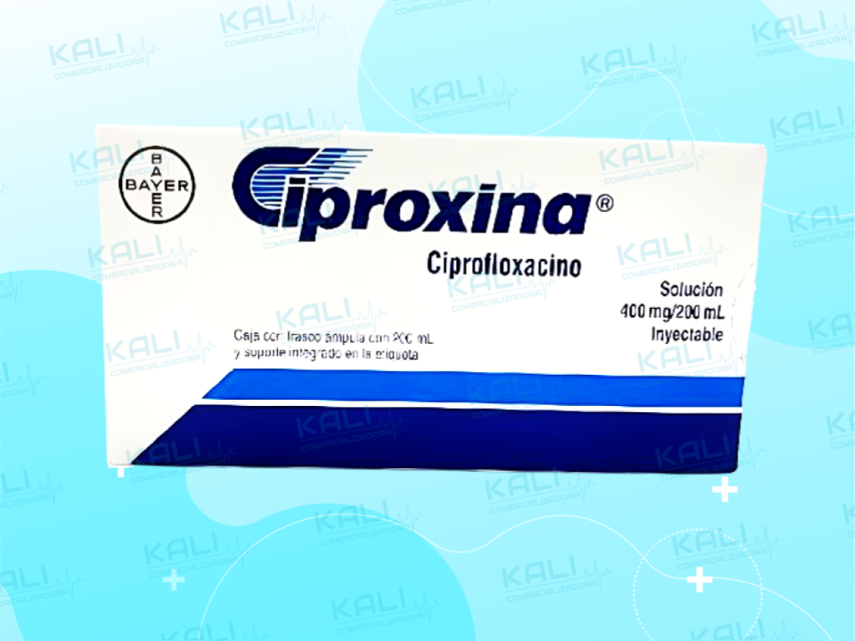 CIPROXINA 400MG/200ML SOL INY (CIPROFLOXACINO)