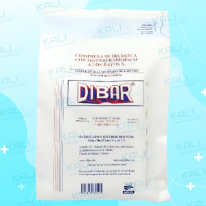 COMPRESA QUIRÚRGICA ESTÉRIL C/5 PZA DIBAR