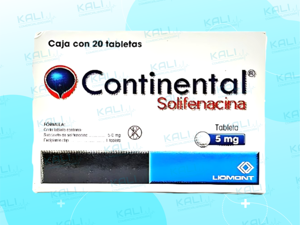 CONTINENTAL 5MG C/20 TAB (SOLIFENACINA)