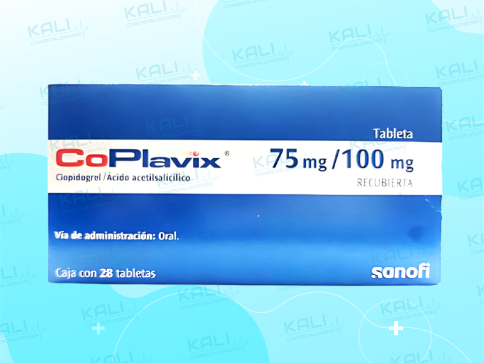COPLAVIX 75MG/100MG C/28 TAB (CLOPIDOGREL,ACIDO ACETILSALICILICO)