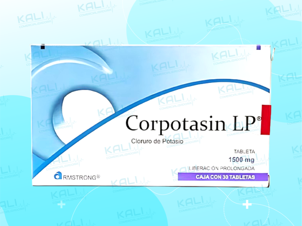 CORPOTASIN LP 1500 C/30 TABLETAS (CLORURO DE POTASIO)