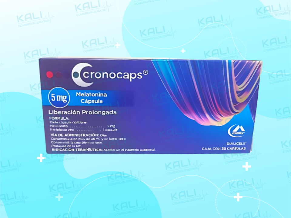 CRONOCAPS 5MG C/30 CAPSULAS (MELATONINA)