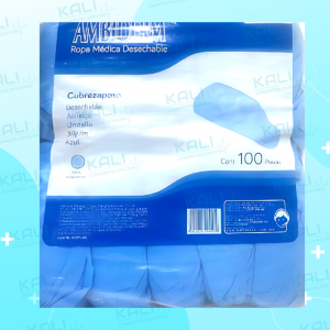 CUBREZAPATO UNITALLA DESECHABLE PAQ C/100 PZS NO ESTERIL