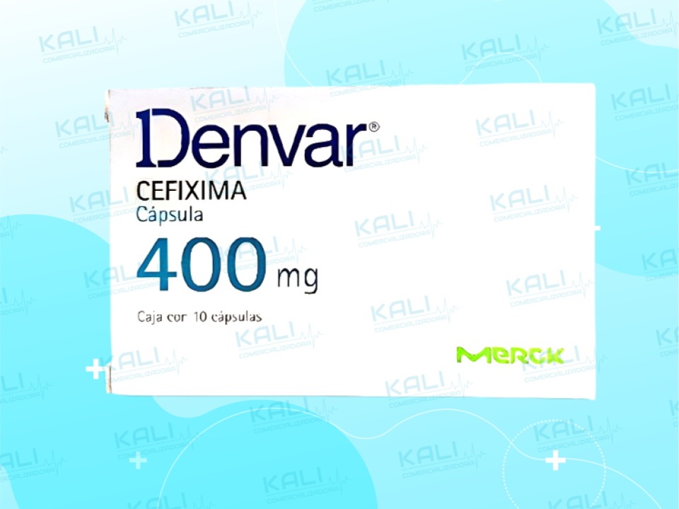 DENVAR 400MG C/10 CAP (CEFIXIMA)