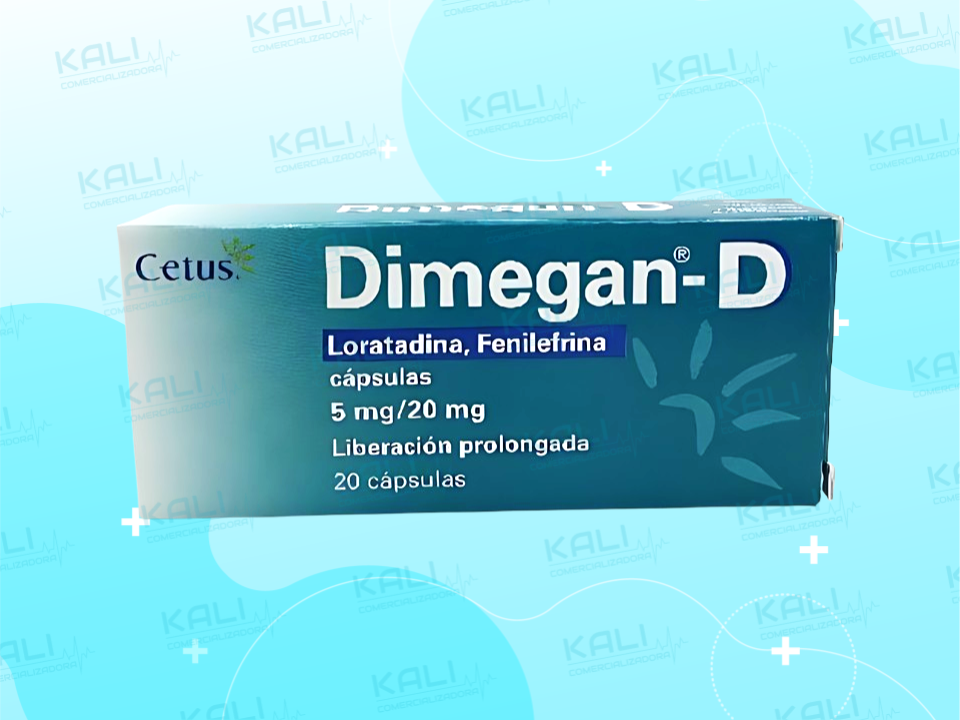 DIMEGAN D 5MG/20MG C/20 CAP LP (LORATADINA,FENILEFRINA)