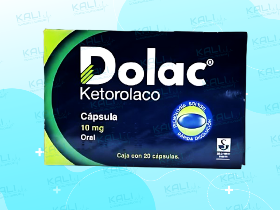 DOLAC 10MG C/20 TAB (KETOROLACO) TABLETAS