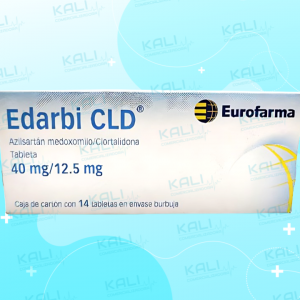 EDARBI CLD 40/12.5MG C/14 TABLETAS (AZILSARTÁN MEDOXOMILO, CLORTALIDONA)